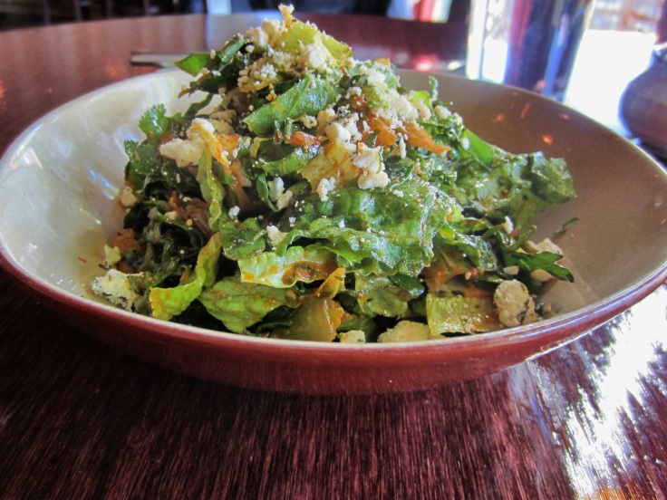 Raw Winter Greens Salad