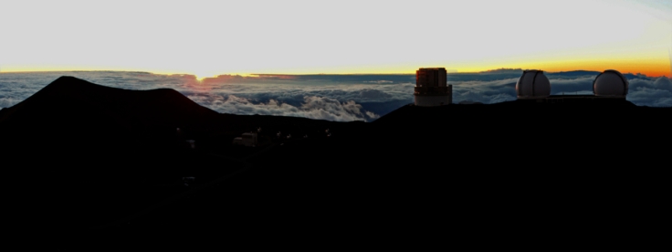 Sunset, summit of Mauna Kea